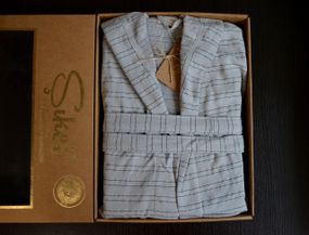 Жіночий халат Sikel A.Gri з капюшоном XS
