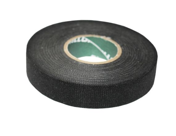Лента изоляционная антискрип 0.3х18мм черная 20м Х/Б с ворсом Ny95506442 | Зображення 1