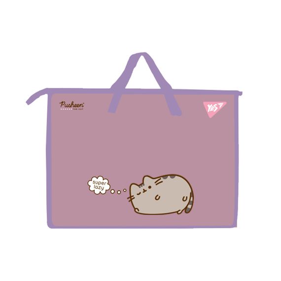 Папка-портфель на блискавці А3 YES Pusheen 492280 45х33х9 см