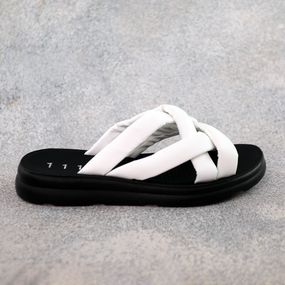 Шльопанці жіночі 588802 Білі 36 37 38 39 40 41