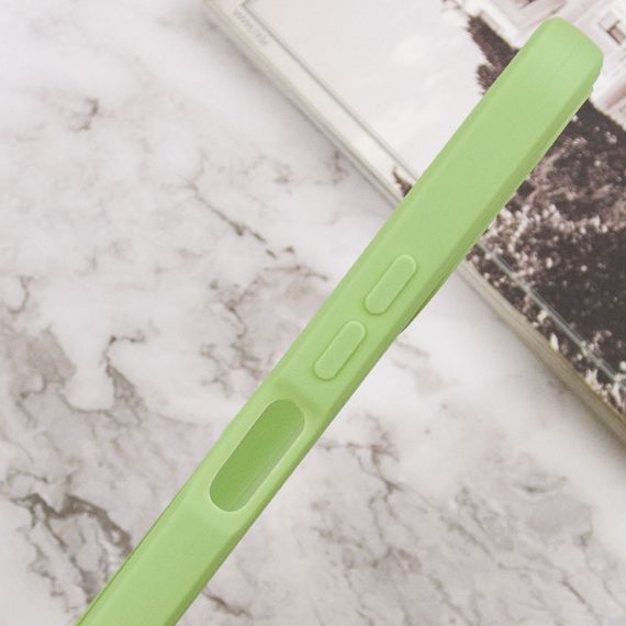 Силиконовый чехол Candy Full Camera для Oppo A78 4G Фисташковый | Зображення 3