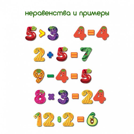 Детский набор магнитов Цифры ML4031-38 EN | Зображення 2