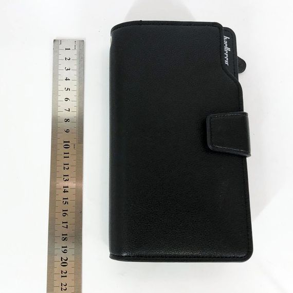 Мужской кошелек Baellerry Business S1063, портмоне клатч экокожа. FA-618 Цвет: черный | Зображення 1