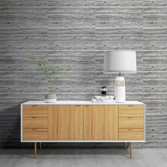 Самоклеюча 3D панель під дерево кольору зебри 2800x700x3мм SW-00001769 | Зображення 7