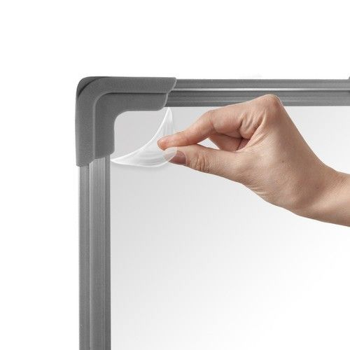 Магнітна маркерна дошка 90x60 см для сухого стирання з аксесуарами (маркери, магніти, губка) | Зображення 2