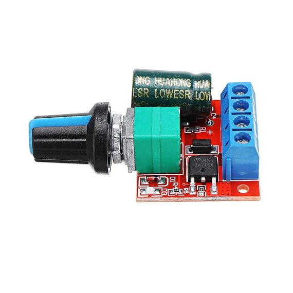 DC ШИМ регулятор оборотов двигателя DC 4.5V-35V 5А 20 кГц PWM | Зображення 8