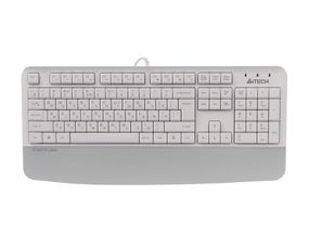 Клавіатура дротова A4Tech Fstyler FK20, USB, колір білий