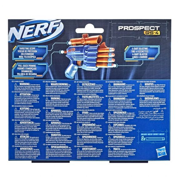 Бластер Nerf Elite 2.0 Prospect QS-4 Нерф Элит Проспект, компактный бластер со встроенным прицелом | Зображення 3
