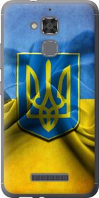 Чехол на Asus Zenfone 3 Max ZC520TL Флаг и герб Украины 1 "375u-442-17620"