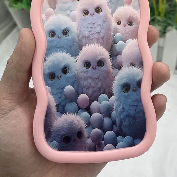 Чохол TPU Cloudy Pictures для Apple iPhone 16e (6.1") Owls | Зображення 1