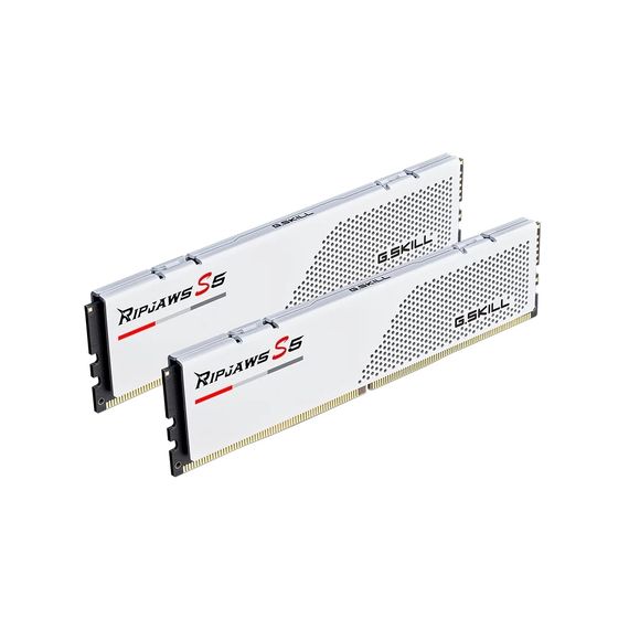 Модуль пам'яті для комп'ютера DDR5 32GB (2x16GB) 6000 MHz Ripjaws S5 G.Skill (F5-6000J3040F16GX2-RS5W) | Зображення 1