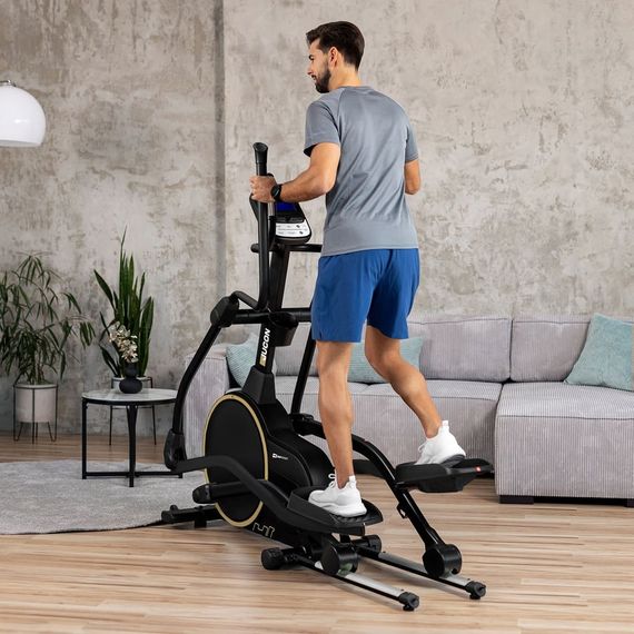 Орбитрек Hop-Sport HS-250CF Jucon черно-золотистый | Зображення 2