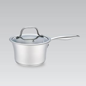 Ковш кухонный Maestro MR-3505-16S, 1.25 л, 16 см, из нержавеющей стали с крышкой, для всех типов плит