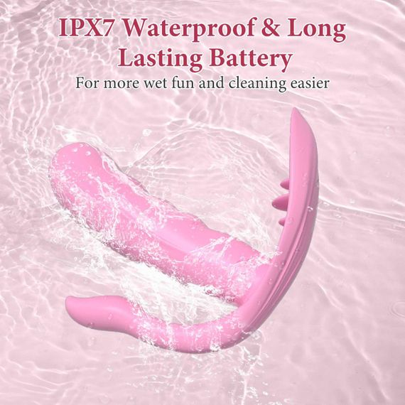 Силиконовый вибратор Silicone Panty vibration modes Heating + APP Sex Aura | Зображення 8