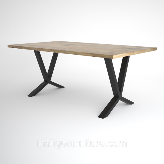 Комплект опор для столу з металу 700×100mm, H=730mm (профільна труба: 80x40mm) | Зображення 5