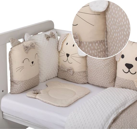 Комплект постільної білизни Bubaba by FreeON SLEEP QUARDIAN BEIGE (12 шт.) | Зображення 2