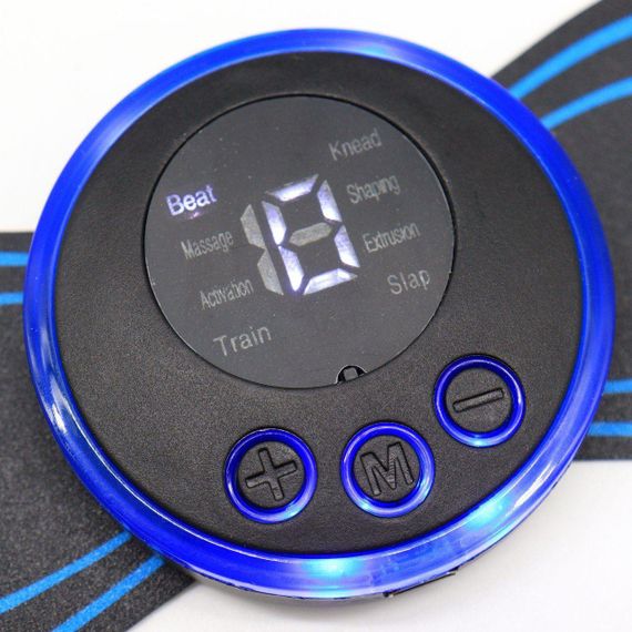 Імпульсний масажер міостимулятор EMS / Електростимулятор для м'язів / Масажер метелик | Зображення 9