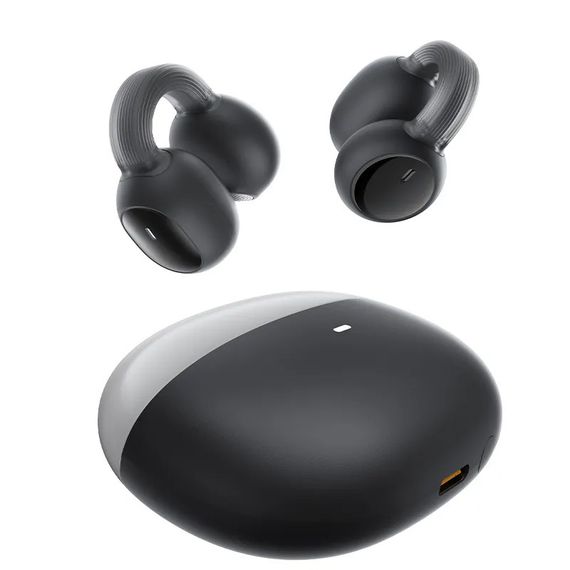 Бездротові TWS навушники Baseus AirGo 1 Ring Open-Ear (A00069201) Cluster Black | Зображення 4