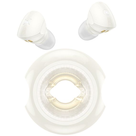 Беспроводные TWS наушники Hoco EW71 Galaxia Milky White | Зображення 1