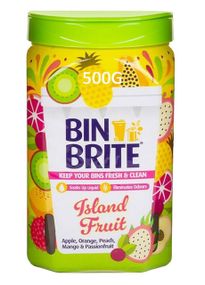 Нейтралізатор запаху для сміттєвого бака Bin Brite Bin Odour Neutraliser Island Fruit 500 г