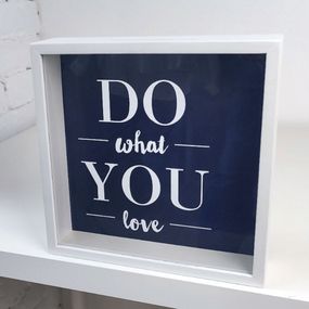 Копилка для денег Do what you love 22x22x5 см (KOP_24B004)