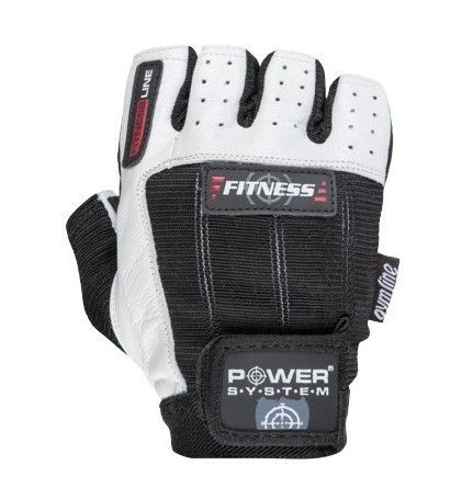 Рукавички для фітнесу Power System PS-2300 Fitness Black/White L | Зображення 2
