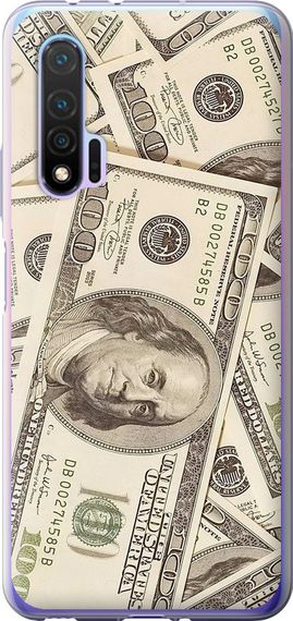 Чехол на Huawei Nova 6 Доллары "3016u-1821-17620"