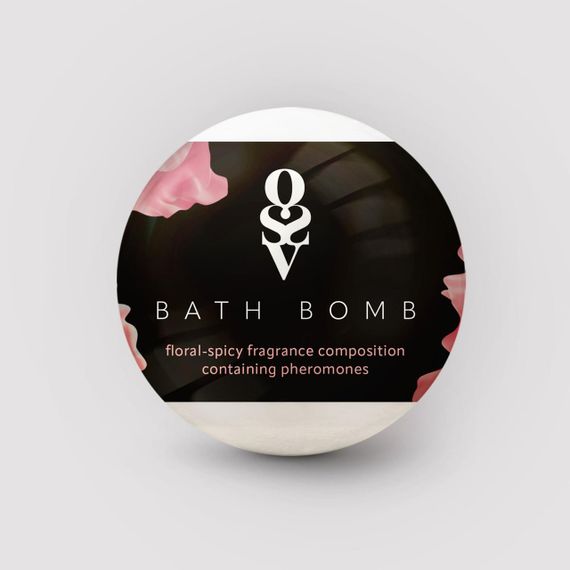 Бомбочка для ванни з феромонами Obsessive Bath bomb Floral - Spicy (100 г) Sex Aura | Зображення 1