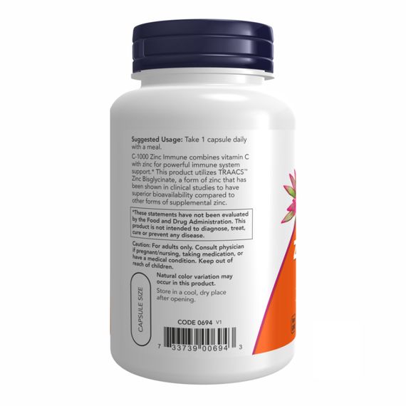 C-1000 Zinc Immune - 90 vcaps | Зображення 2