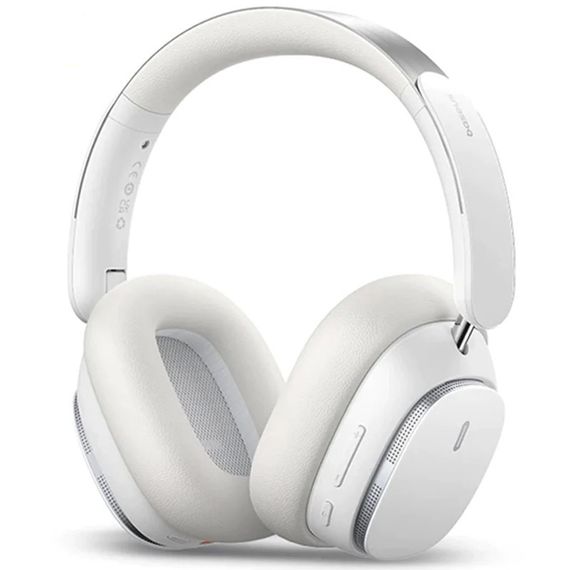 Накладні бездротові навушники Baseus Bowie H1 Pro Noise-Cancellation (A00050601) Cluster Black Moon White
