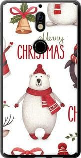 Чохол на Nokia 7 Merry Christmas із силікону FCh_024302