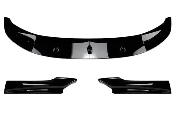 Накладка переднього бампера БМВ F10/F11 M-Tech M-Permormance вар.2 (ABS-пластик) | Зображення 1