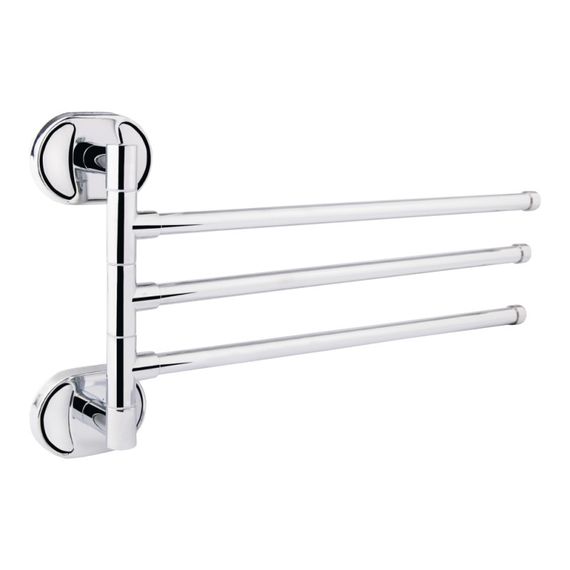 Тримач рушників потрійний поворотний Lidz (CRM) -114.07.03