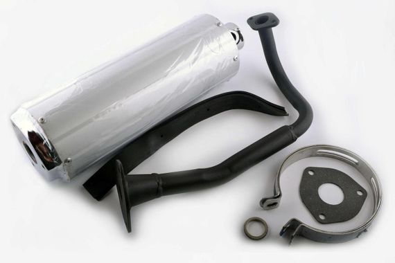 Глушник 4T GY6 50 (+коліно, прокладки) KOMATCU