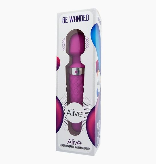 Мінівібромасажер Alive Be Wanded Purple | Зображення 1