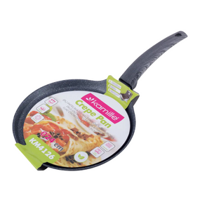 Сковорідка для млинців d24см алюміній а/п Black marble KAMILLE