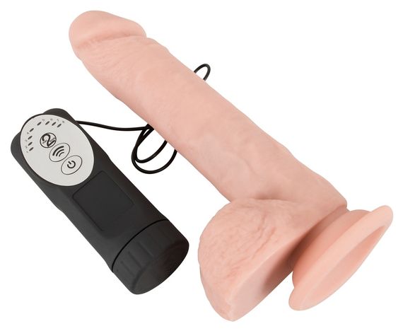 Вібратор з пульсацією Medical Silicone Vibrator, тілесний | Зображення 6
