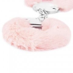 Наручники - Fetish Pleasure Fluffy Hand Cuffs Pink Sex Aura | Зображення 1