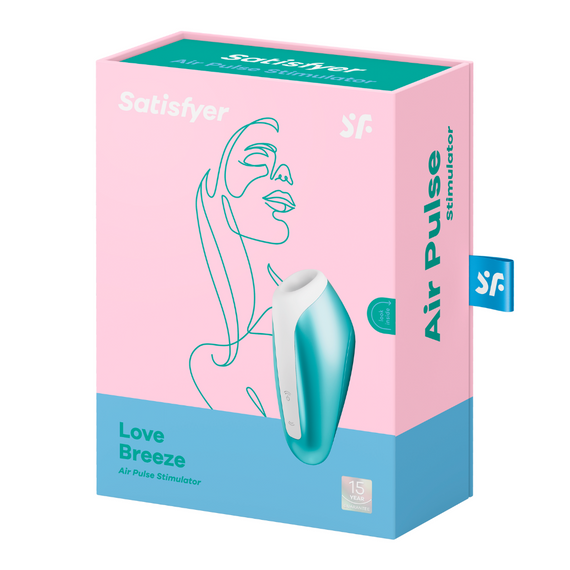 Вакуумний стимулятор клітора Love Breeze колір: блакитний Satisfyer (Німеччина) Sex Aura | Зображення 4