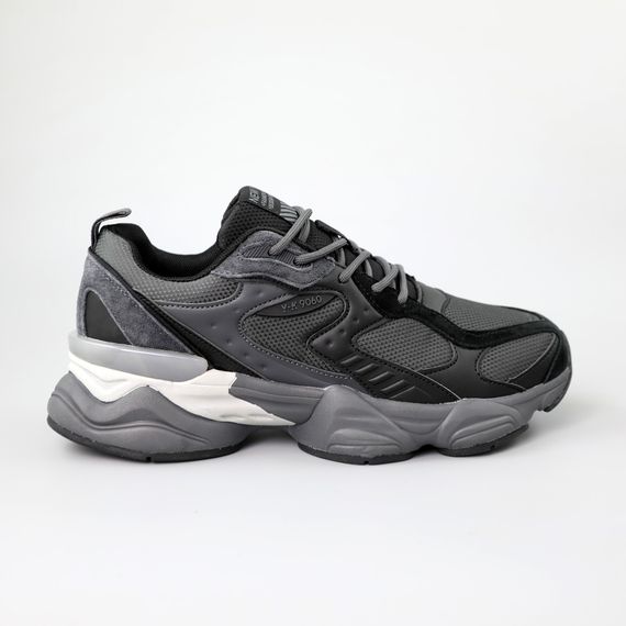 Кросівки чоловічі термо вологостійкі 590405 Сірі чорні 41 42 43 44 45 46