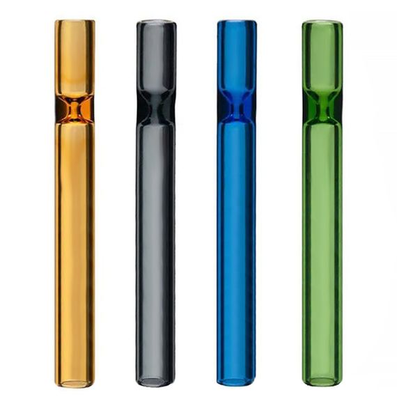 Піпетка Чіллум Скляна 100мм "Chillum Blue" | Зображення 2