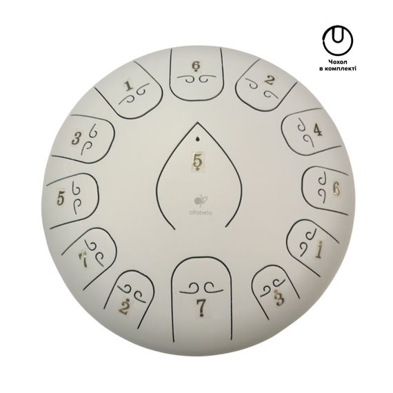 Ґлюкофон Alfabeto GLP12-13WH (глюкофон)