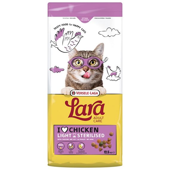 Сухий корм для стерилізованих котів з куркою Lara Adult Sterilized 12.5 кг