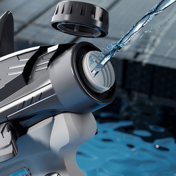 Водяний акумуляторний пістолет Shark Water Gun 185-68 (300ml) with lithium battery Grey | Зображення 2