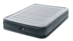 Надувне ліжко  137 x 191 x 33 см, вбудований електронасос. Півторамісна Intex 67768