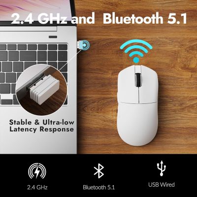 Мышка Lemokey G1 USB-A/USB-C/Wireless 8K White (G1-A2) | Зображення 1