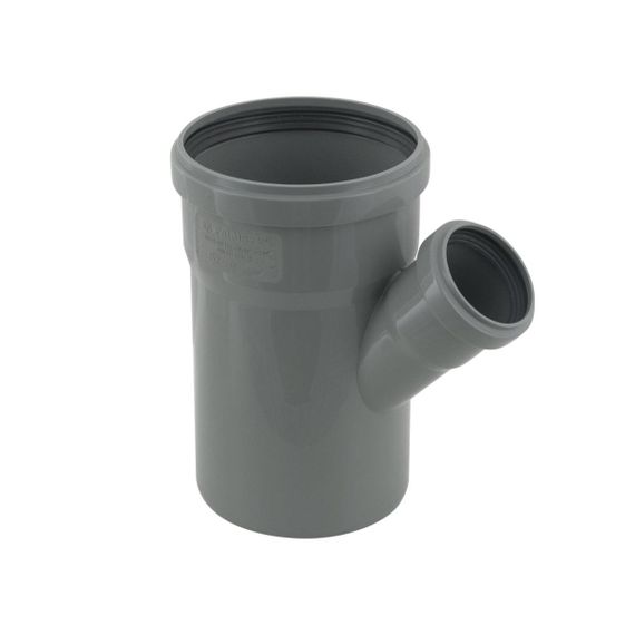 Трійник внутрішній каналізаційний PolMark ф110х50мм x45°