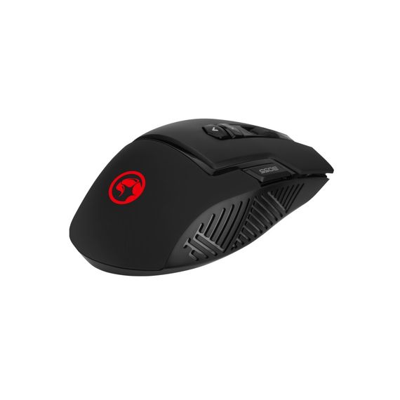 Мишка Marvo M355 7colors-LED USB Black (M355) | Зображення 1