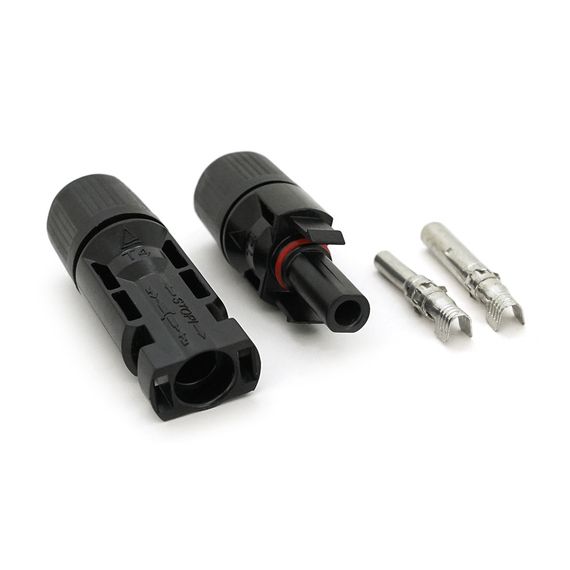 Коннектор MC4 Premium, 1000V, 30A, мідь CN під затискач, U-подібний, під перетин 2,5-6 мм², 0,5 мОм, IP67, -40 ℃ ~ 105 ℃, | Зображення 2