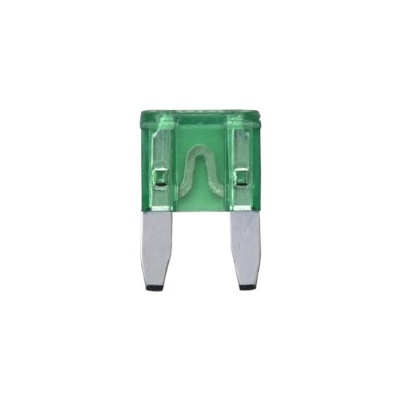 Запобіжник автомобільний MINI-10.8X16.5мм, зелений, 30А